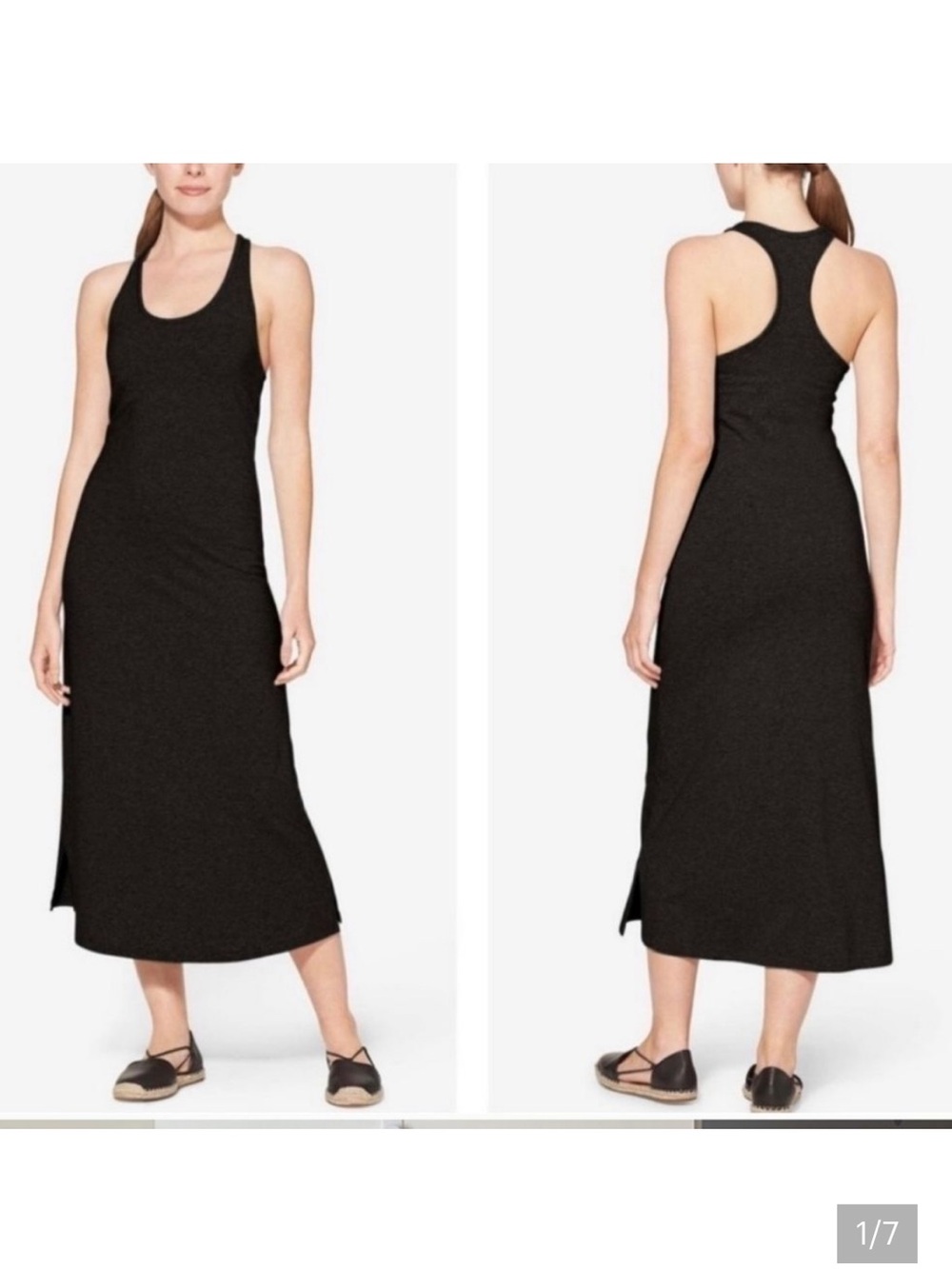 Tommy John Sevond Skin  Racerback Maxi Dress in Black